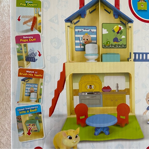 NEW Cocomelon Pop & Play House 7pc Set - Picture 7 of 8